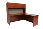 L Shaped Desk with Hutch