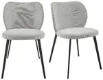 Soft Contemporary Chair - Set of 2