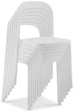 Universal Contoured Stacking Chairs - Set of 2 