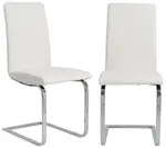 Minimalist Cantilever Side Chair - Set of 2