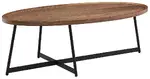 Contemporary Oval Coffee Table