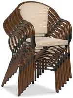 European Outdoor Cafe Chair - Set of 2 