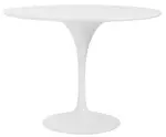 Mid-Century Pedestal Round Table 