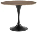 Mid-Century Pedestal Round Table 