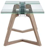 Contemporary Glass Extension Table