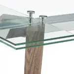Contemporary Glass Extension Table