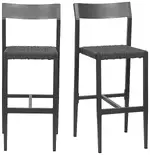 Industrial-Style Bar Stool - Set of 2 