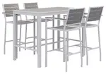 Bar Height Patio Table with Chairs