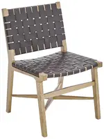 Modern Crosshatched Side Chair