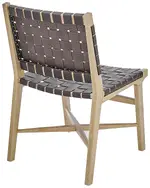Modern Crosshatched Side Chair