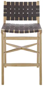 Modern Crosshatched Counter Stool
