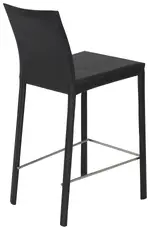 Minimalist Leather Counter Stool - Set of 2