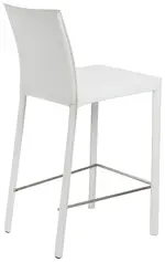 Minimalist Leather Counter Stool - Set of 2 