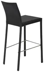 Minimalist Leather Bar Stool - Set of 2