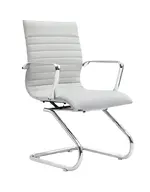 Leather Guest Chair with Arms
