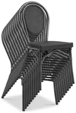 Contemporary Faux-Wood Chair - Set of 2 