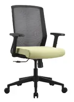 Mesh Back Task Chair with Green Seat Cover