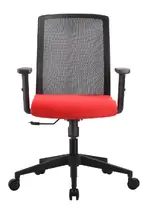 Mesh Back Task Chair with Red Seat Cover