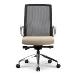 Executive Task Chair with Tan Seat Cover