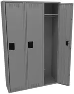 Large Triple Lockers 
