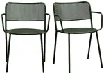 Modern Industrial Armchair - Set of 2 