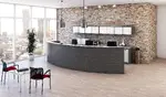 Curved Reception Desk