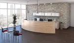 Curved Reception Desk