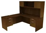 L Shaped Desk with Storage