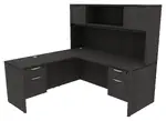 L Shaped Desk with Storage
