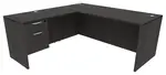 L Shaped Desk with Drawers