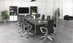 Boat Shaped Conference Table