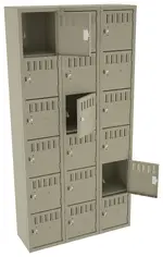 Eighteen Box Lockers 