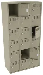 Eighteen Box Lockers 