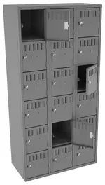 Eighteen Box Lockers 