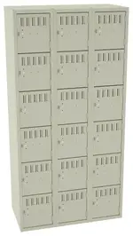 Eighteen Box Lockers 