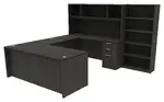 Bow Front U-Shaped Desk