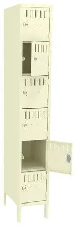Six Box Lockers with Legs