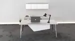 Modern Rectangular Desk with Storage