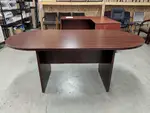 6 Foot Mahogany Racetrack Conference Table