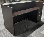 Reception Desk with Pedestal Storage