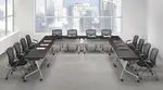 Heavy Duty Flip Top Nesting Training Table