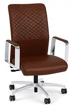 Leather High Back Conference Room Chair