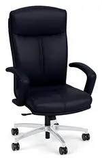 Leather High Back Conference Room Chair