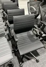 Vinyl Conference Chair with Armrests