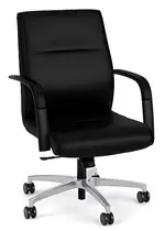 Leather Mid Back Conference Room Chair