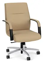 Leather Mid Back Conference Room Chair
