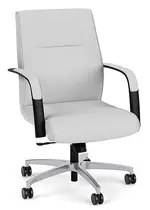 Leather Mid Back Conference Room Chair
