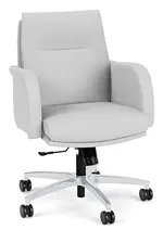 Leather Mid Back Conference Room Chair