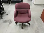 Burgundy Rolling Office Chair
