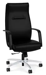 Leather High Back Conference Room Chair